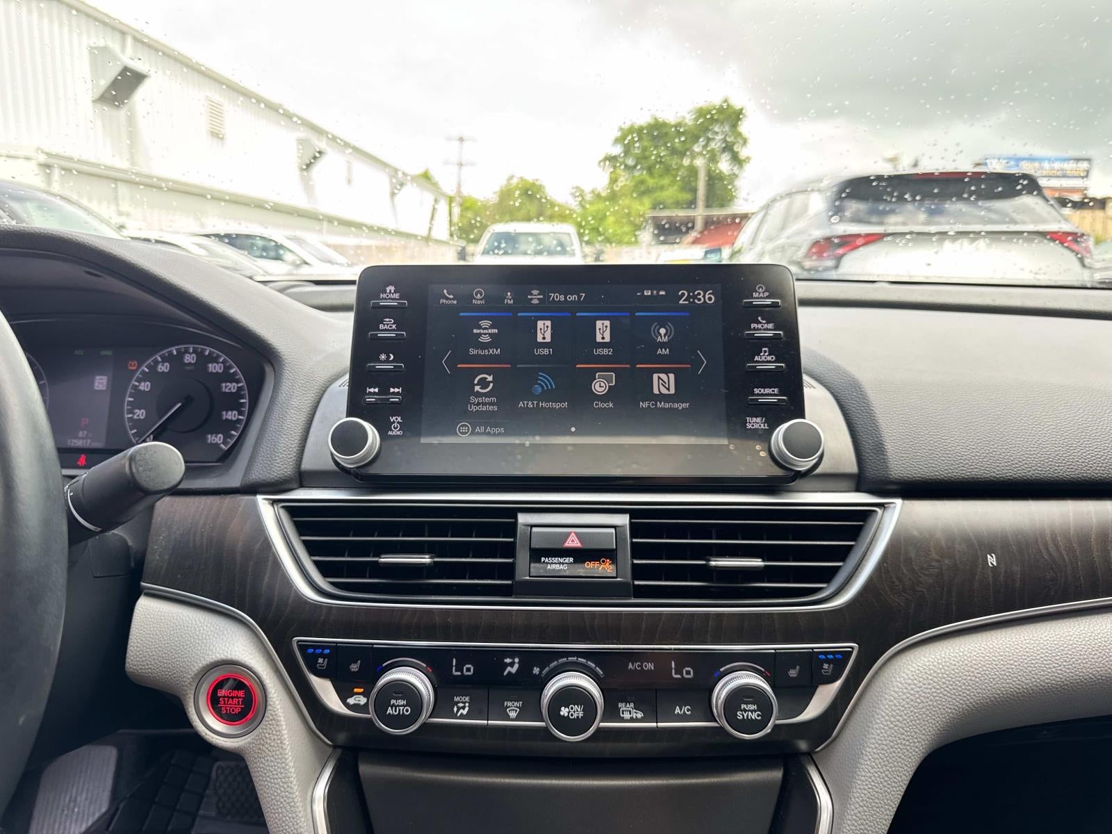 2019 Honda Accord Sedan Touring 2.0T Auto