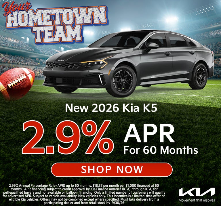 2026 K5 2.9% for 60 months