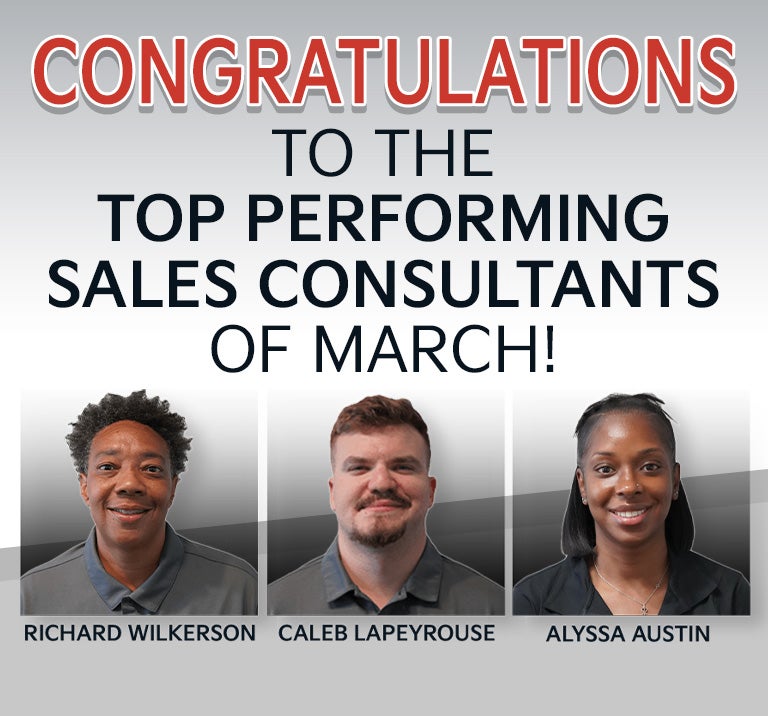 Top sales people of March