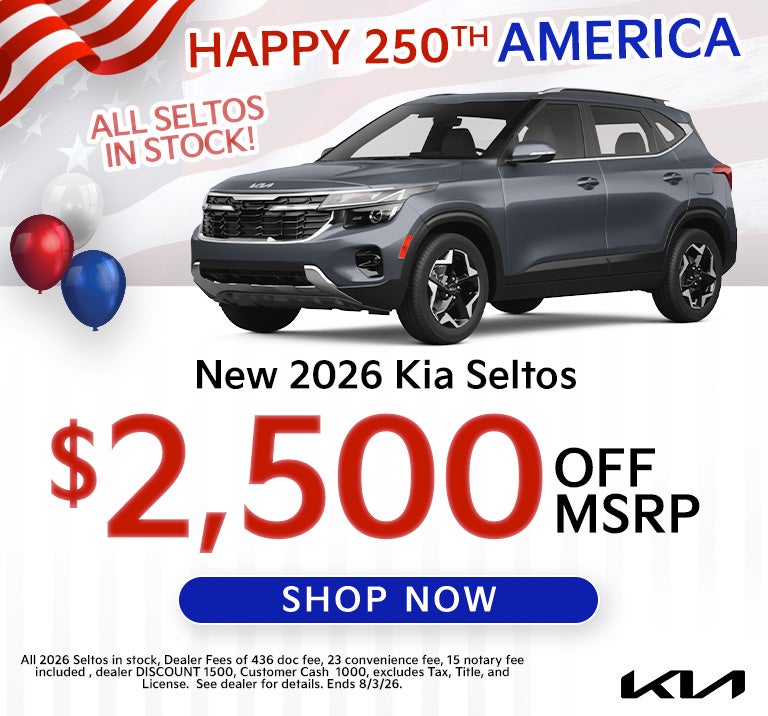 2026 seltos $2500 off MSRP