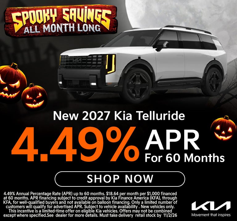 2027 Telluride 4.49% APR for 60 months